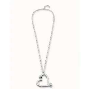 Matching Silver Metal Necklace Unode50 Jewelry And Accessories