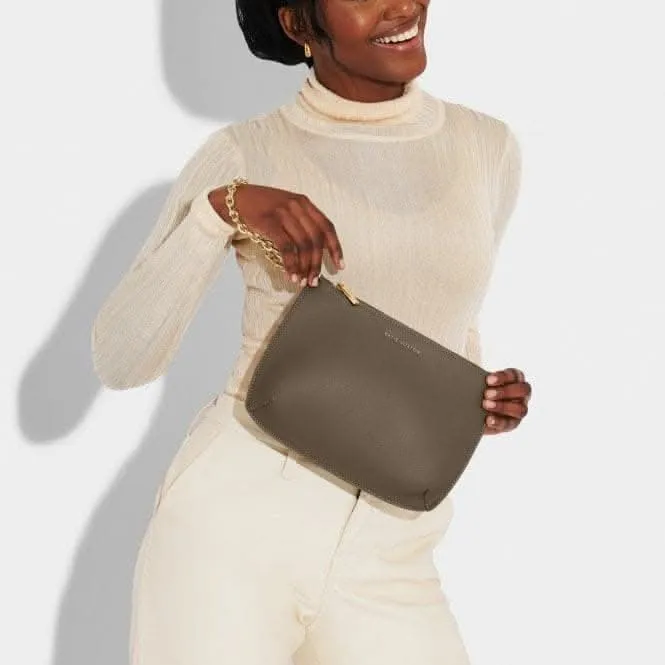 Mink Astrid Chain Clutch KLB2978 Katie Loxton Jewelry And Accessories