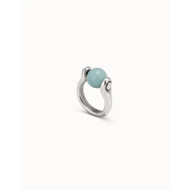 Moon Turquoise Natural Stone Ring Unode50 Jewelry And Accessories