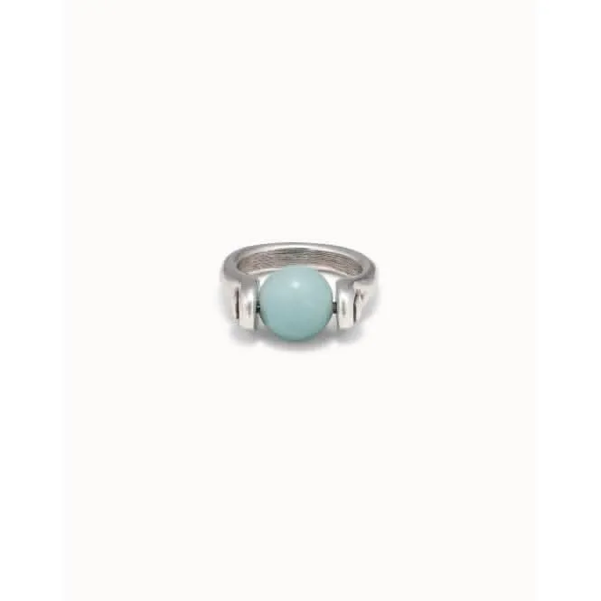Moon Turquoise Natural Stone Ring Unode50 Jewelry And Accessories