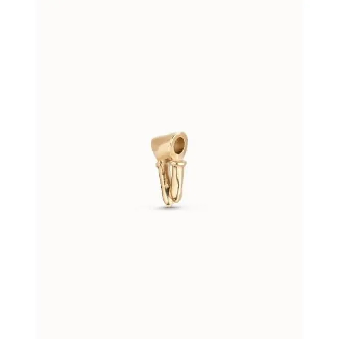 My V Golden Metal Charm Unode50 Jewelry And Accessories