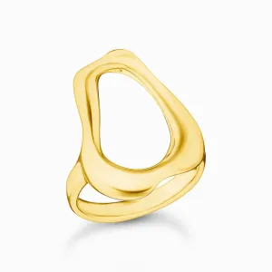 Natural Beauty Gold Plated Ring TR2486-413-39 Thomas Sabo Rings