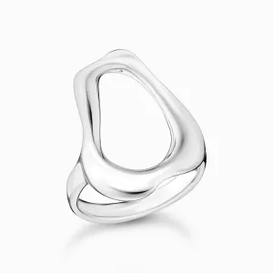 Natural Beauty Sterling Silver Ring TR2486-001-21 Thomas Sabo Rings