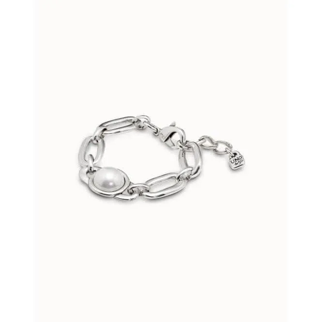 Ovni White Metal Pearl Shell Bracelet Unode50 Jewelry And Accessories