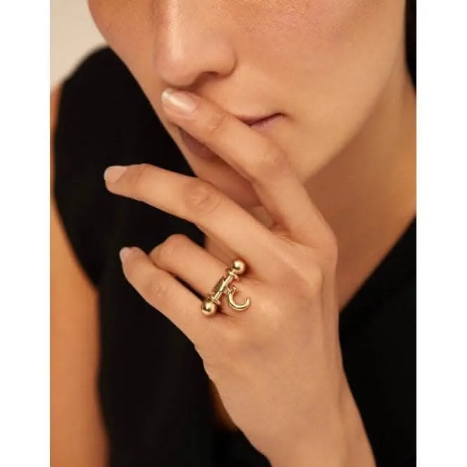 Pick 1 Golden Metal Ring ANI0642ORO Unode50 Jewelry And Accessories