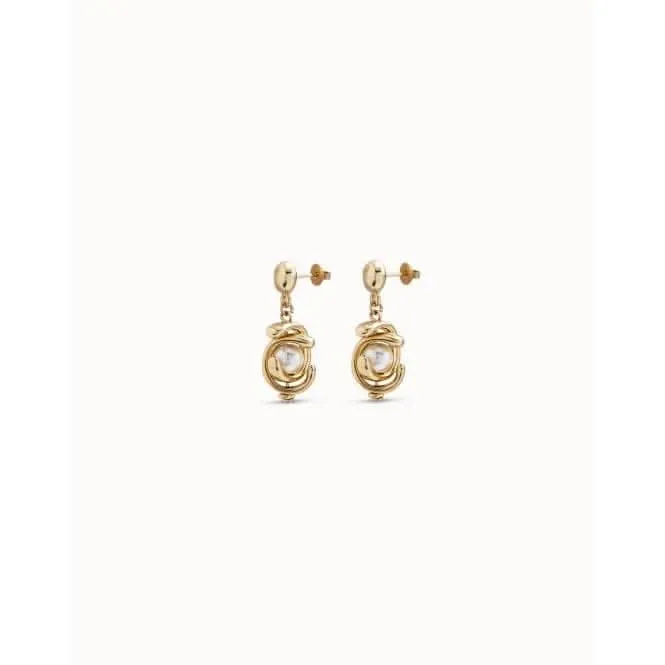 Planets White Pearl Shell Earrings Unode50 Jewelry And Accessories