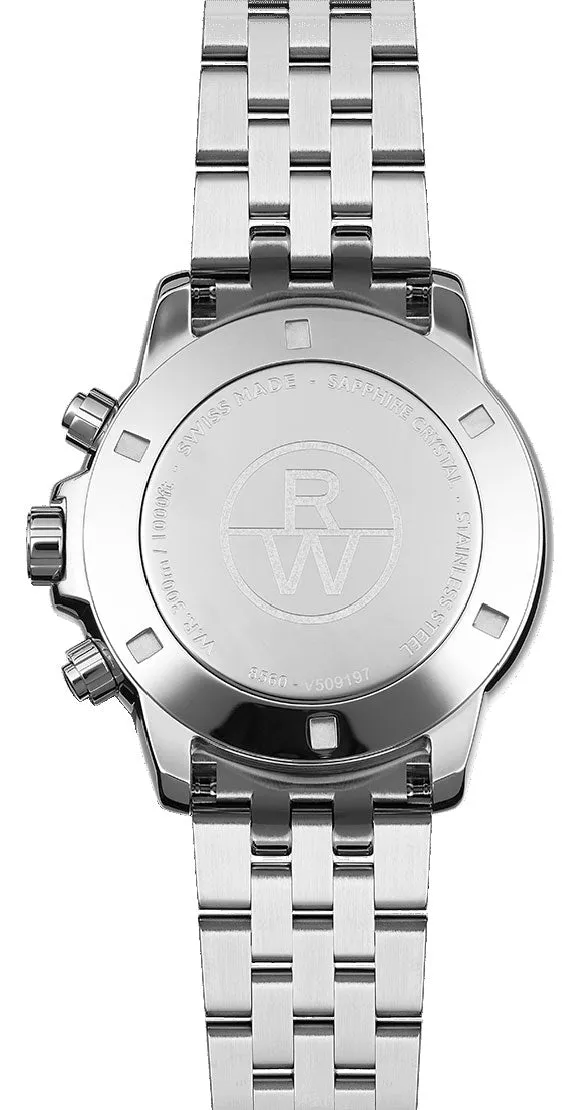 Raymond Weil Tango Stainless Steel Black Chronograph Dial Quartz Men's Watch 8560-ST-00206 Raymond Weil Watches