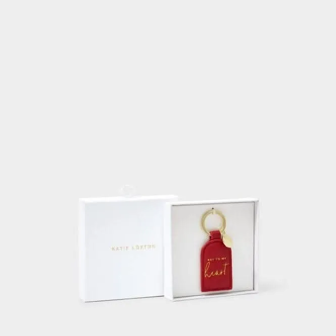 Red Beautifully Boxed Keyring Key To My Heart KLB2359 Katie Loxton Jewelry And Accessories