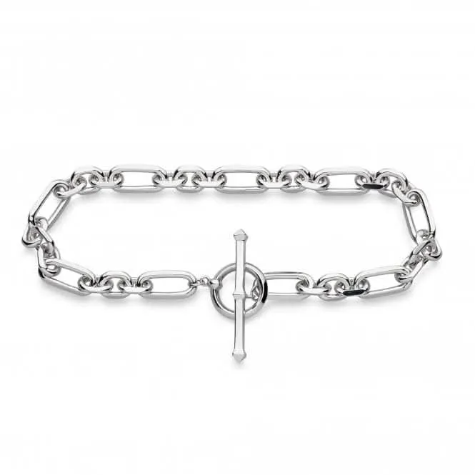 Revival Astoria Figaro 7.5" Chain T-Bar Bracelet 70437RP Kit Heath Jewelry And Accessories