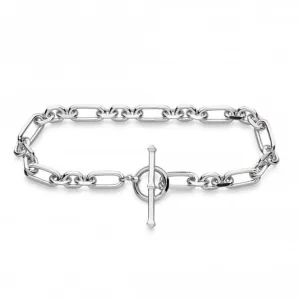 Revival Astoria Figaro 7.5" Chain T-Bar Bracelet 70437RP Kit Heath Jewelry And Accessories