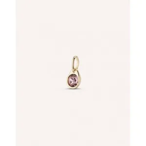 Rose Rosa Faceted Crystal Charm CHA0079RSAORO0U Unode50 Jewelry And Accessories