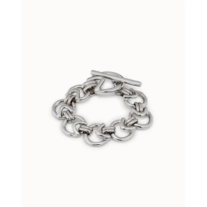 Roundabout Silver Metal Bracelet Unode50 Jewelry And Accessories