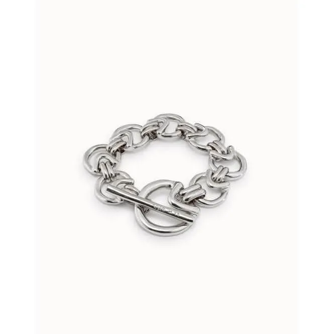 Roundabout Silver Metal Bracelet Unode50 Jewelry And Accessories