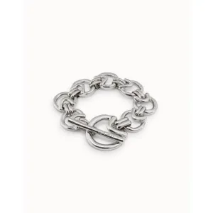 Roundabout Silver Metal Bracelet Unode50 Jewelry And Accessories