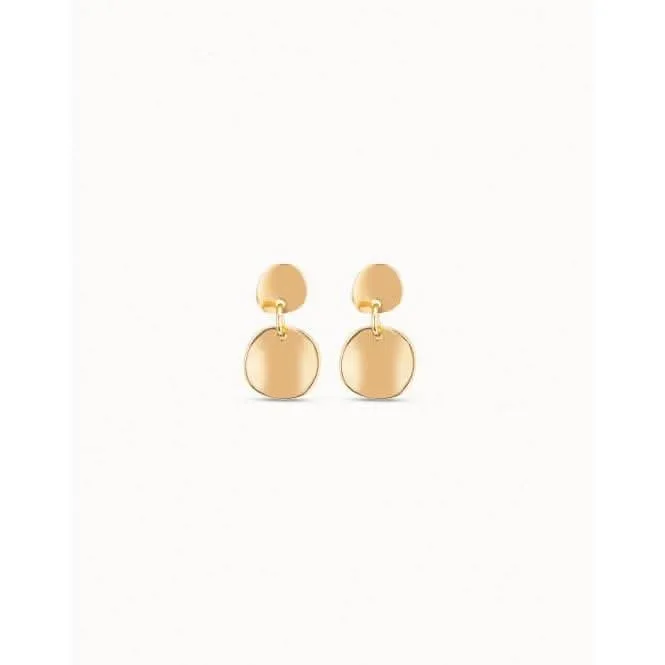 Scales Golden Metal Earrings PEN0055ORO0000U Unode50 Jewelry And Accessories