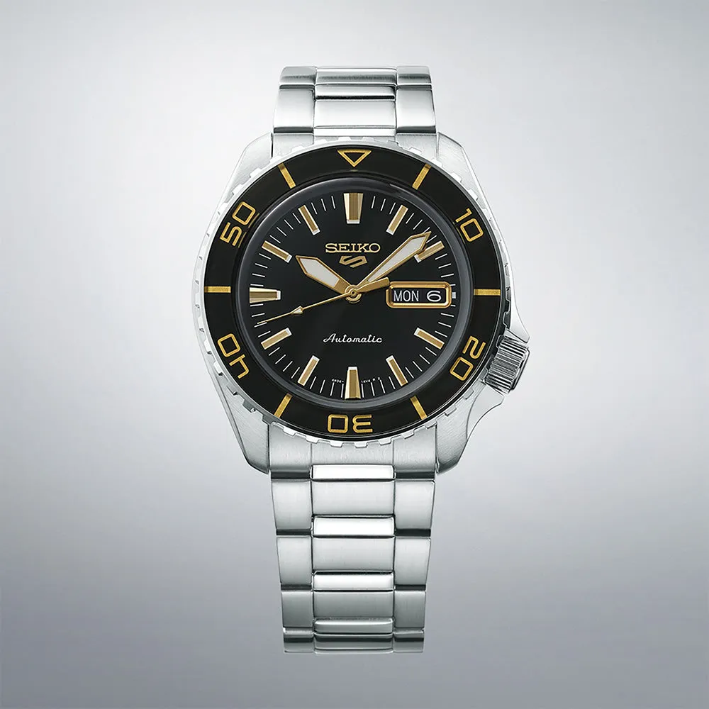 Seiko Mens Watches Seiko 5 Sports SRPK99K 'Blackstone Redux'