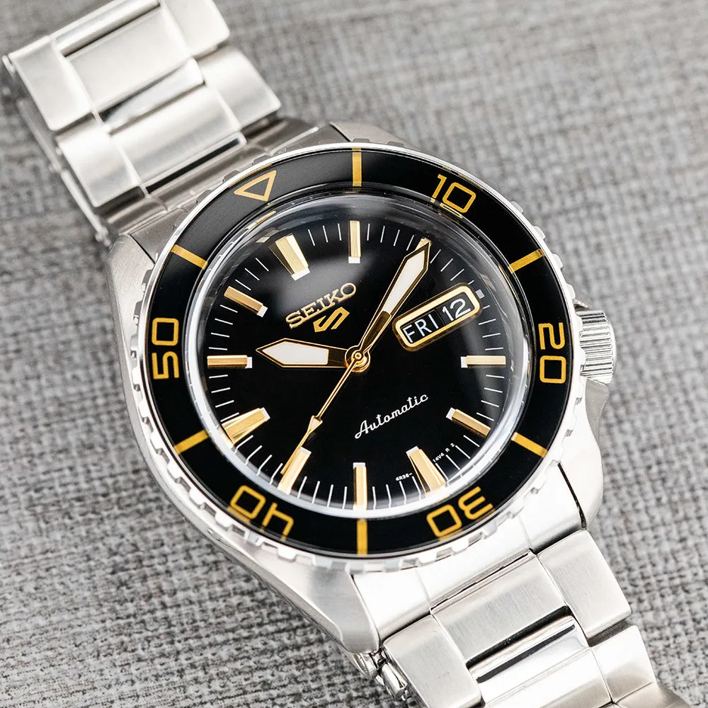Seiko Mens Watches Seiko 5 Sports SRPK99K 'Blackstone Redux'