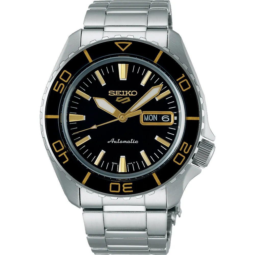 Seiko Mens Watches Seiko 5 Sports SRPK99K 'Blackstone Redux'