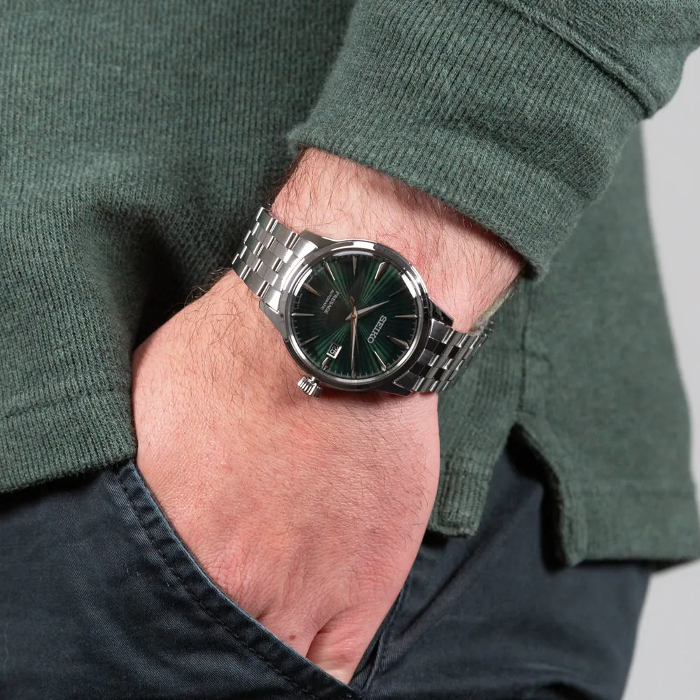 Seiko Mens Watches Seiko Presage SRPE15J  'The Mockingbird' Cocktail Time Watch