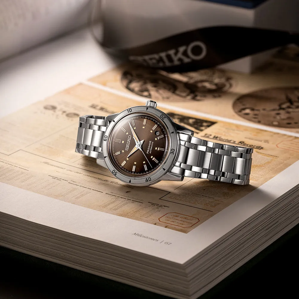 Seiko Mens Watches Seiko Presage Style 60's SRPL09J Automatic