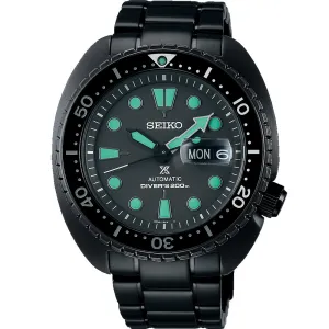 Seiko Mens Watches Seiko Prospex SRPK43K Night Vision Turtle