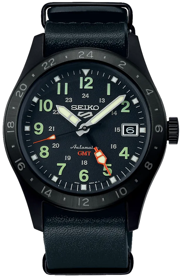Seiko Watches Seiko 5 Sports Field Deception Mechanical GMT Watch