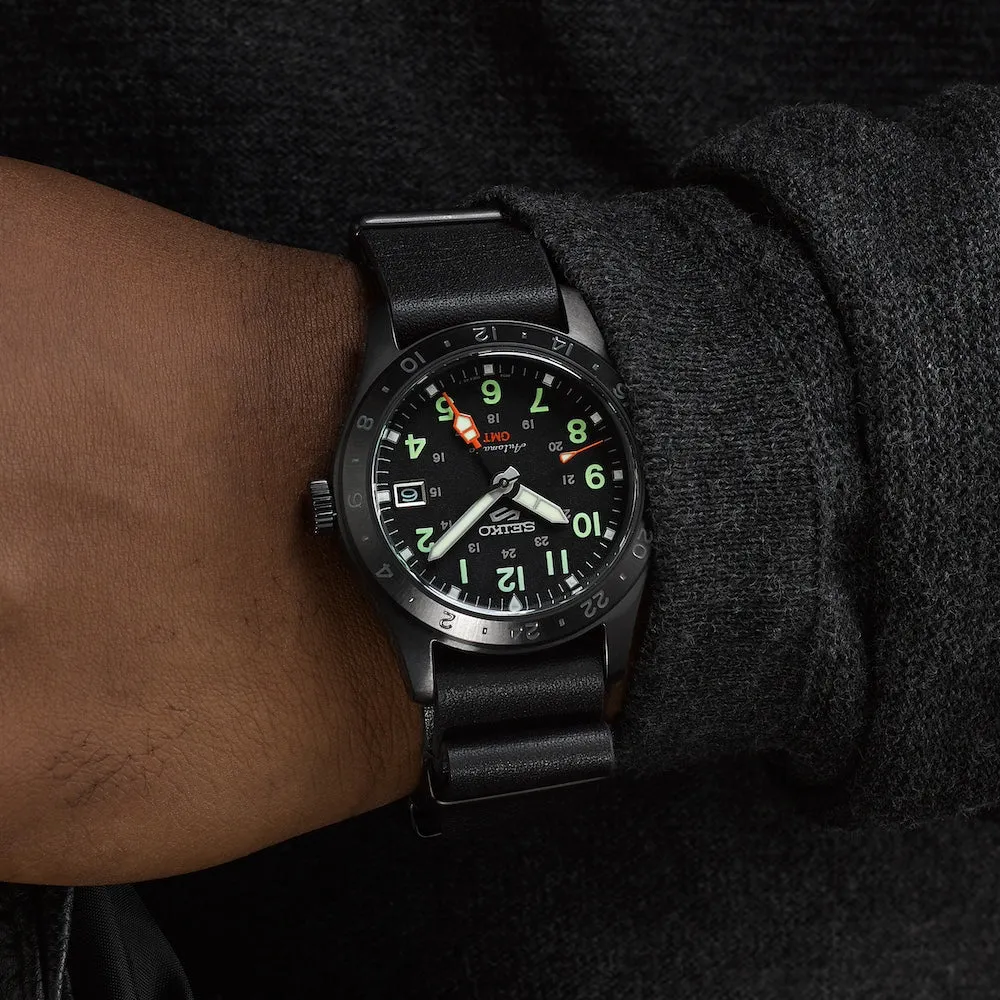Seiko Watches Seiko 5 Sports Field Deception Mechanical GMT Watch
