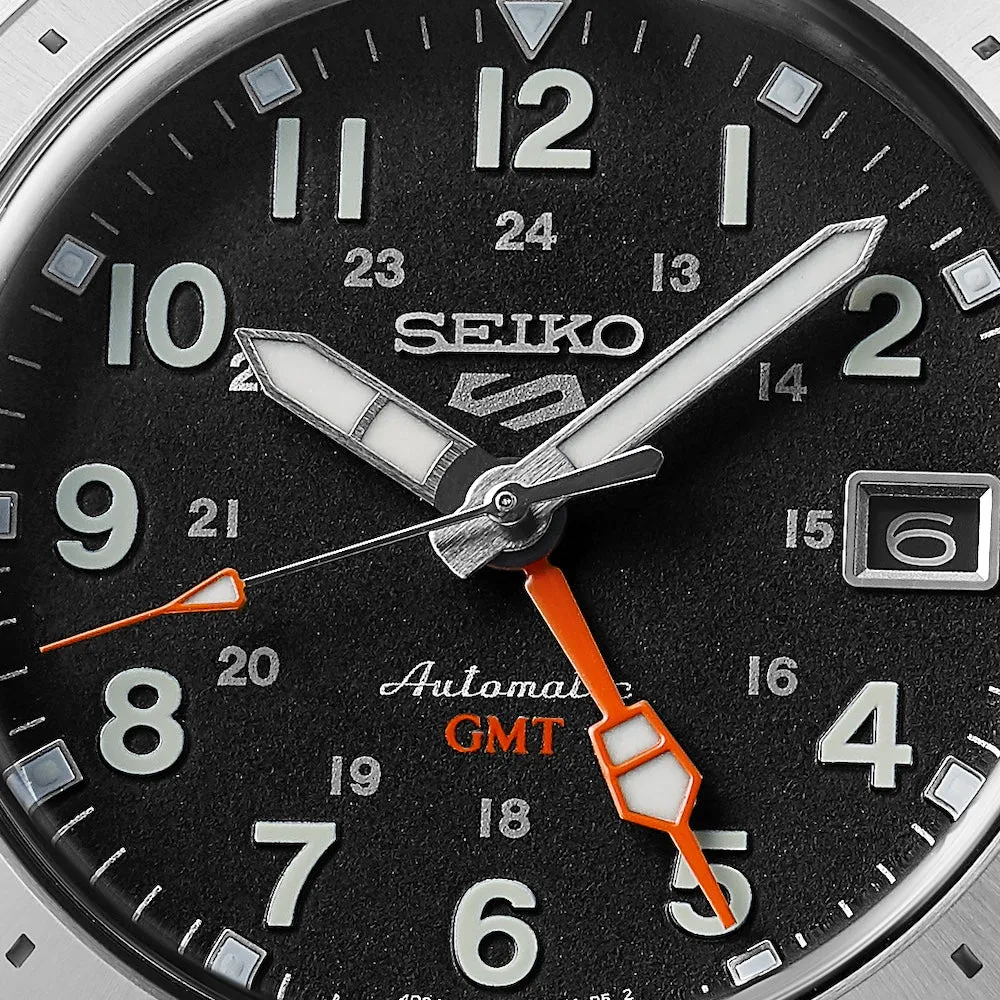 Seiko Watches Seiko 5 Sports Field Deploy Mechanical GMT Watch