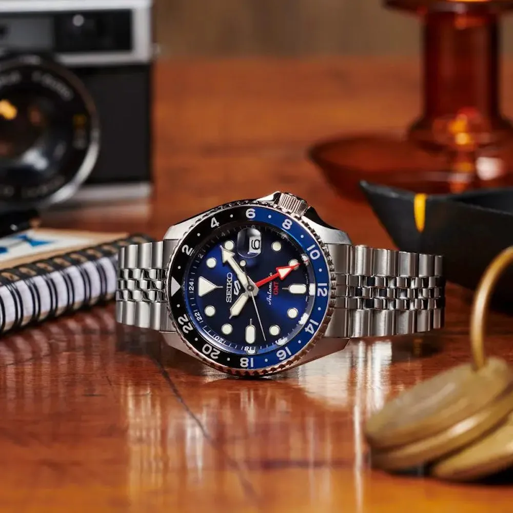 Seiko Watches Seiko 5 Sports GMT SKX Blueberry Re-Interpretation Watch