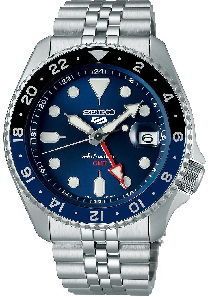 Seiko Watches Seiko 5 Sports GMT SKX Blueberry Re-Interpretation Watch