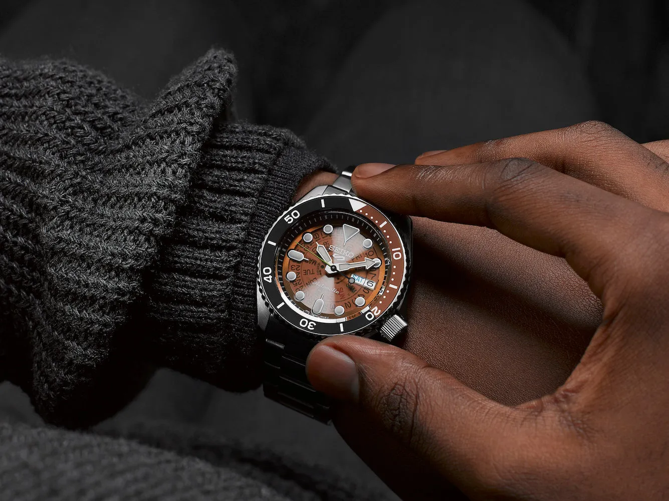 Seiko Watches Seiko 5 Sports Skeleton Dial Watch