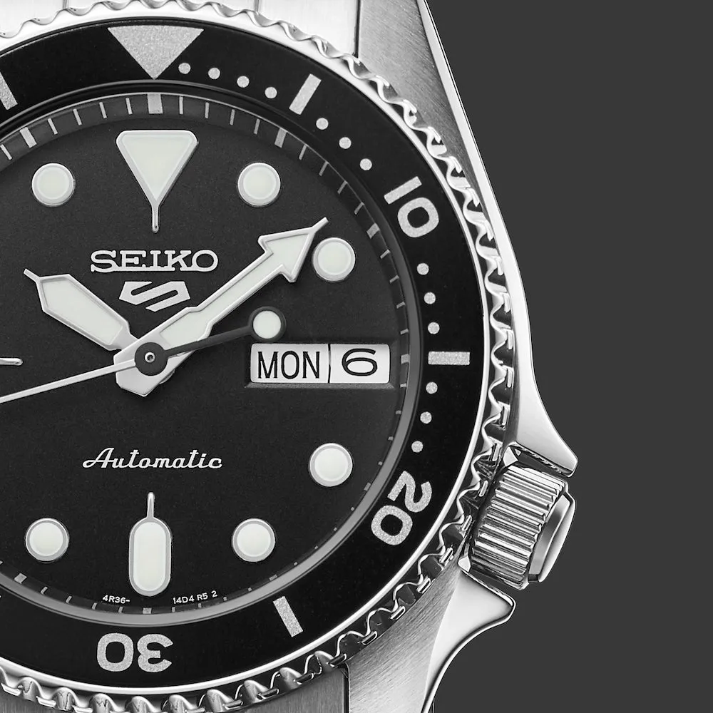 Seiko Watches Seiko 5 Sports SKX Midi Black Mens Watch