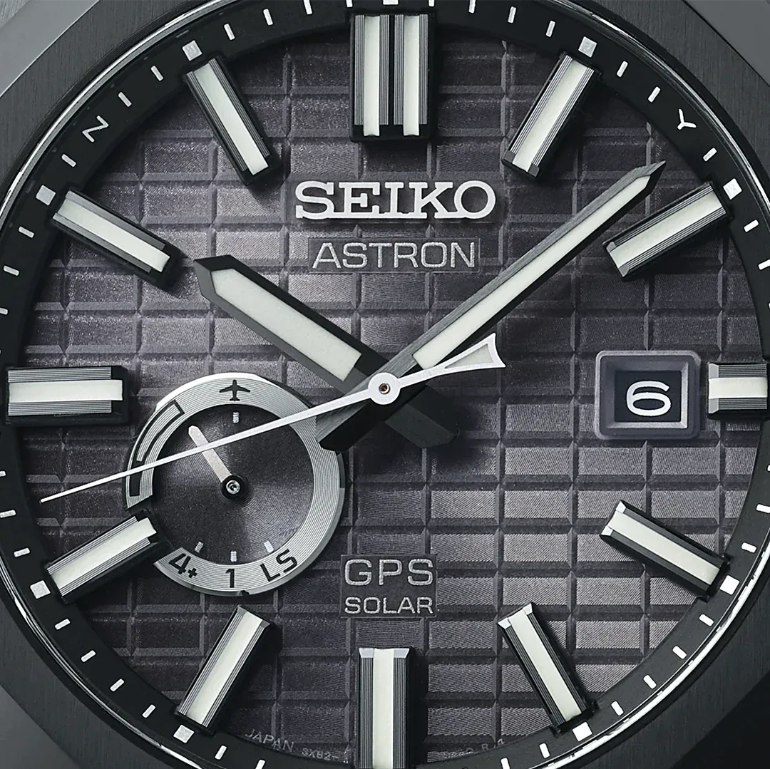 Seiko Watches Seiko Astron GPS Solar Jet Black Crystal Box Watch