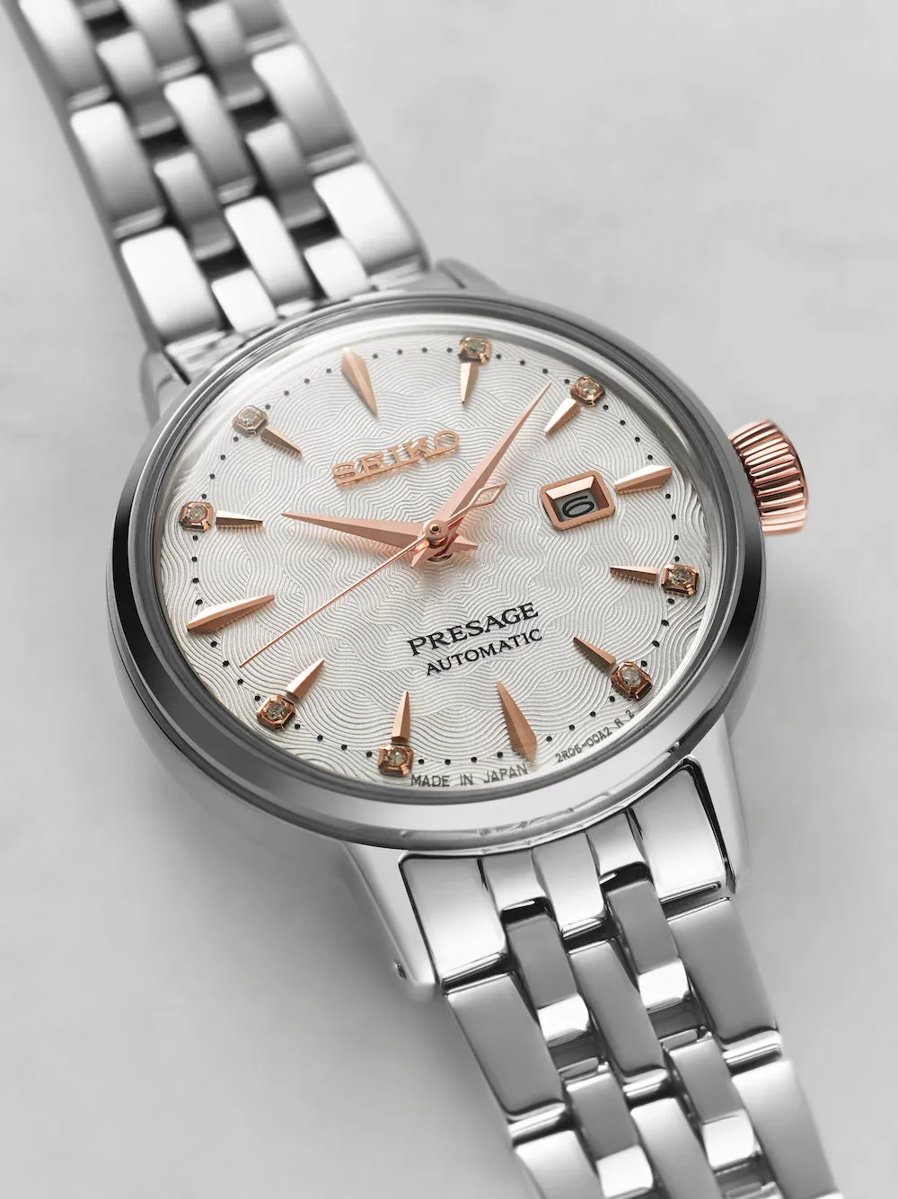 Seiko Watches Seiko Presage Cocktail Time Clover Club Diamond Twist Watch