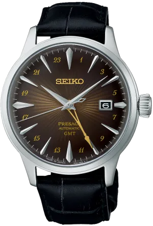 Seiko Watches Seiko Presage Cocktail Time Rusty Nail GMT Watch