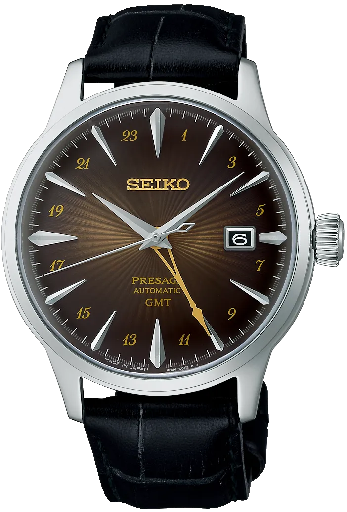 Seiko Watches Seiko Presage Cocktail Time Rusty Nail GMT Watch