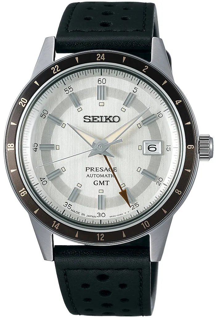 Seiko Watches Seiko Presage Style 60s Road Trip GMT Stone Watch