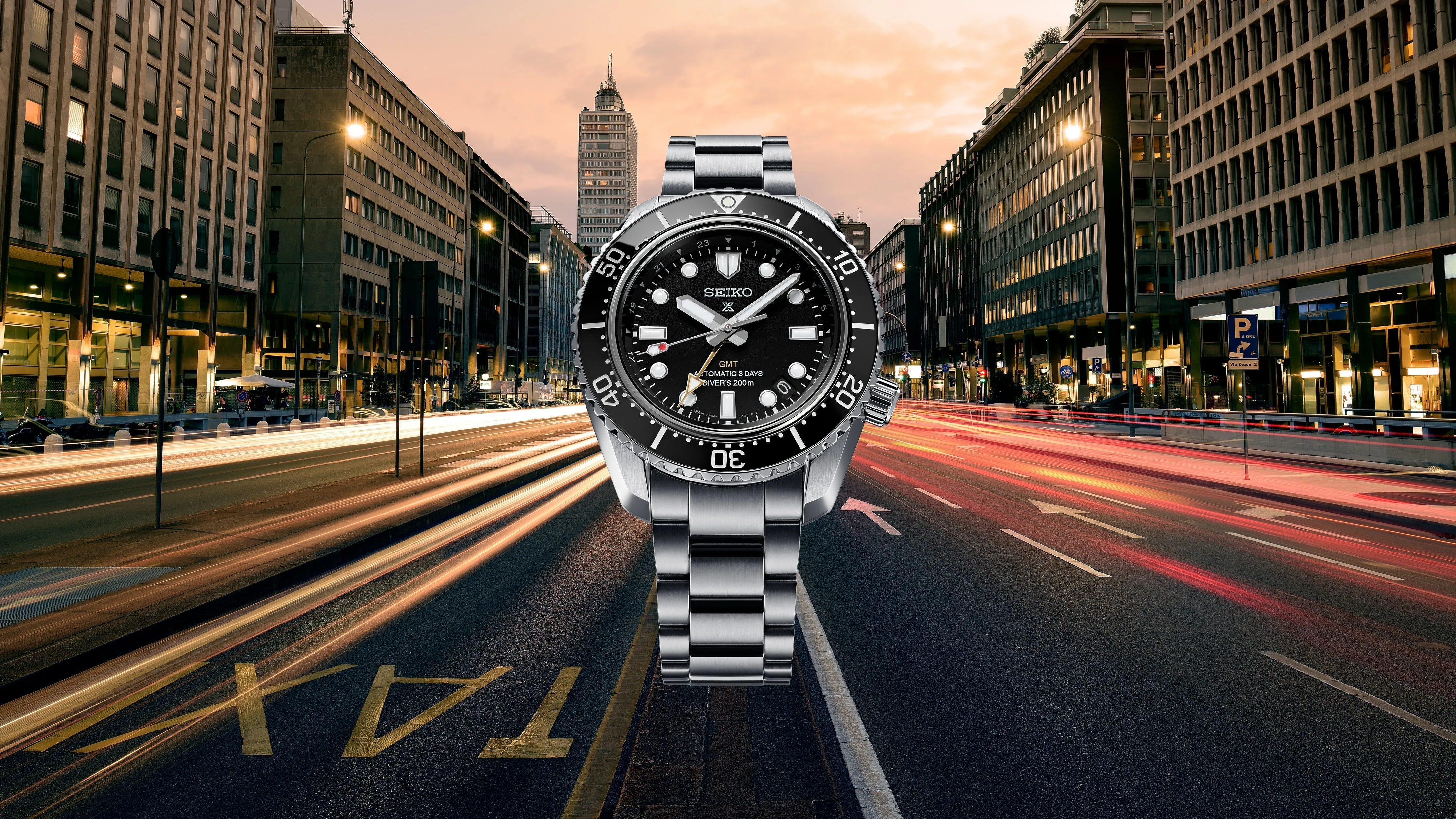 Seiko Watches Seiko Prospex 1968 Divers Modern Re-Interpretation GMT Watch