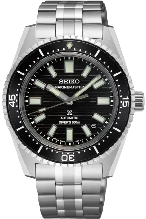 Seiko Watches Seiko Prospex Black Dark Water Marinemaster 1965 Reinterpretation Diver Watch