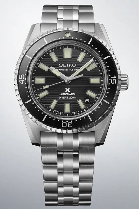 Seiko Watches Seiko Prospex Black Dark Water Marinemaster 1965 Reinterpretation Diver Watch