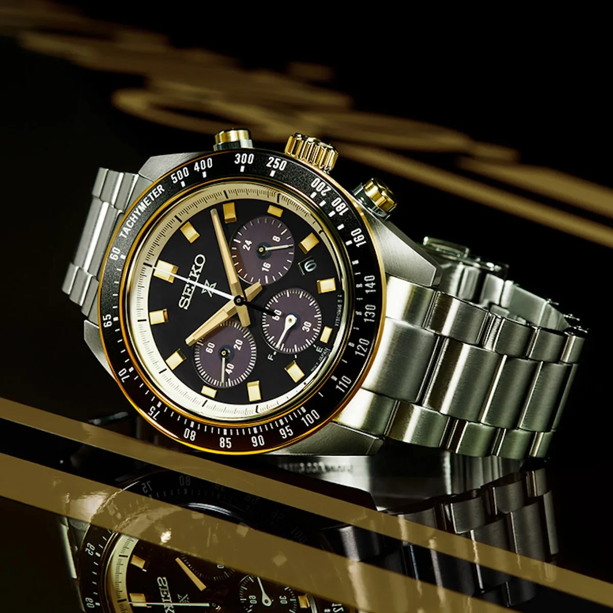 Seiko Watches Seiko Prospex Circuit Race Solar Speedtimer Watch