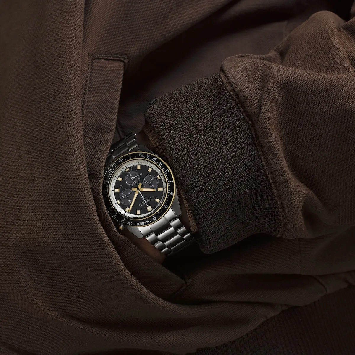 Seiko Watches Seiko Prospex Circuit Race Solar Speedtimer Watch