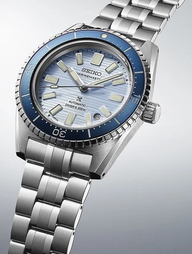 Seiko Watches Seiko Prospex Clearwater Blue Marinemaster 1965 Reinterpretation Diver Watch