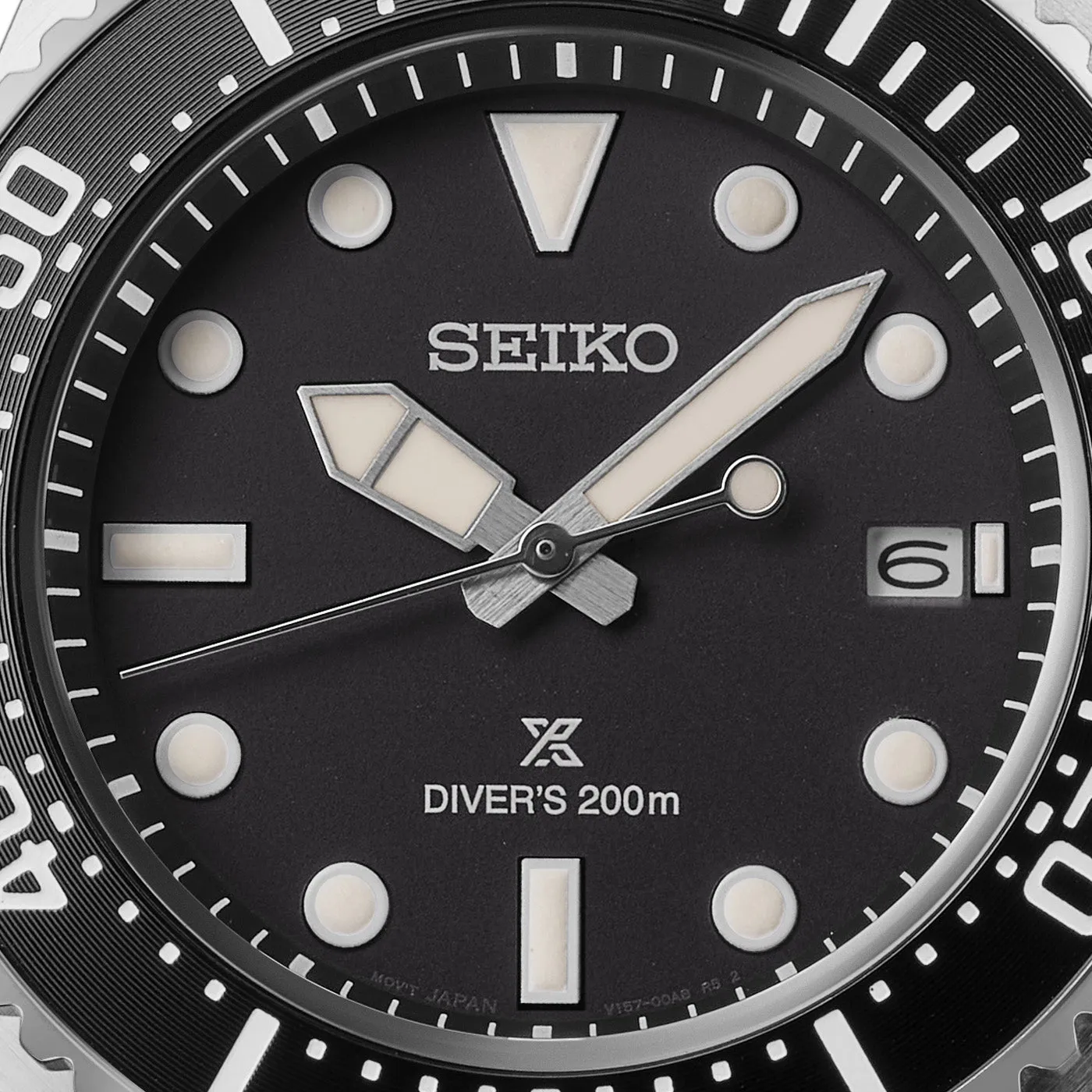 Seiko Watches Seiko Prospex Solar Divers Pure Black Watch