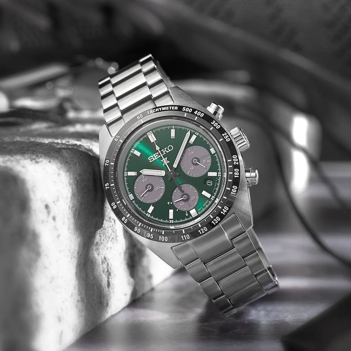 Seiko Watches Seiko Prospex Speedtimer Solar Deep Green Watch