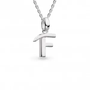 Signature Skript Capital F 18" Necklace 9198RPF Kit Heath Jewelry And Accessories