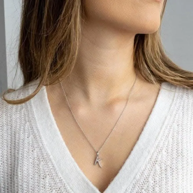 Signature Skript Capital K 18" Necklace 9198RPK Kit Heath Jewelry And Accessories
