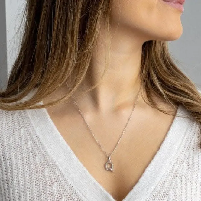 Signature Skript Capital Q 18" Necklace 9198RPQ Kit Heath Jewelry And Accessories