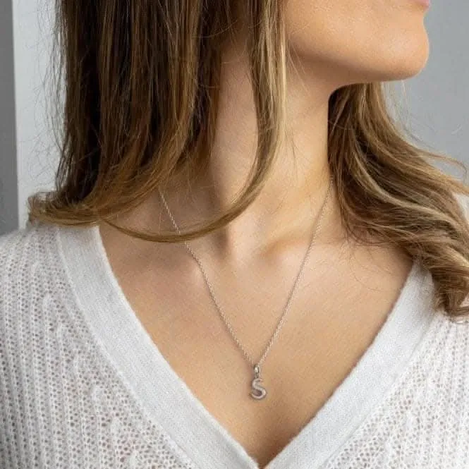Signature Skript Capital S 18" Necklace 9198RPS Kit Heath Jewelry And Accessories