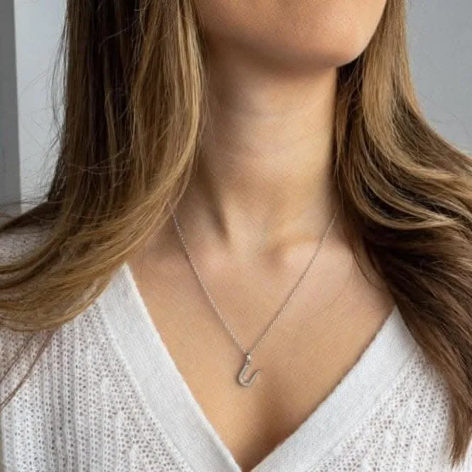 Signature Skript Capital U 18" Necklace 9198RPU Kit Heath Jewelry And Accessories